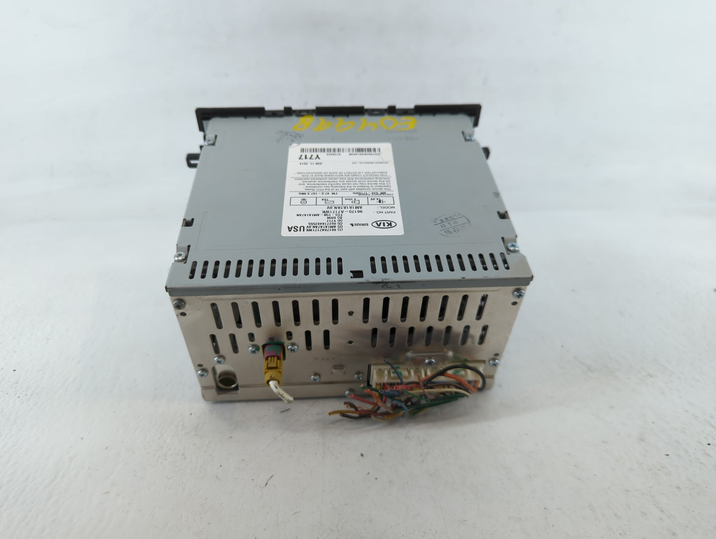2014-2016 Kia Forte Radio AM FM Cd Player Receiver Replacement P/N:96170-A7171WK Fits Fits 2014 2015 2016 OEM Used Auto Part
