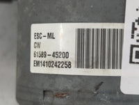 2014-2016 Kia Forte ABS Pump Control Module Replacement P/N:61589-45200 Fits Fits 2014 2015 2016 OEM Used Auto Parts - Oemus