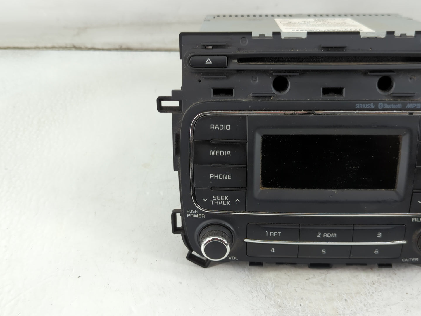 2014-2016 Kia Forte Radio AM FM Cd Player Receiver Replacement P/N:96170-A7171WK Fits Fits 2014 2015 2016 OEM Used Auto Part