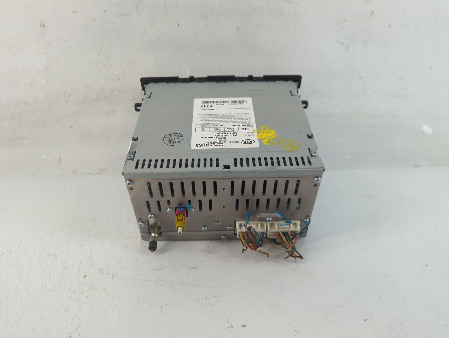 2014-2016 Kia Forte Radio AM FM Cd Player Receiver Replacement P/N:96170-A7171WK Fits Fits 2014 2015 2016 OEM Used Auto Part