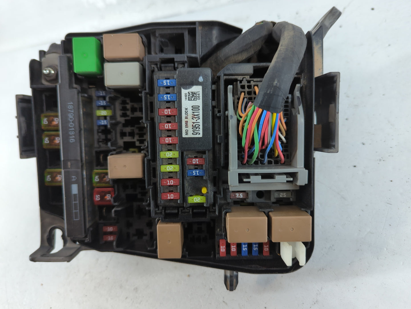 2014-2016 Kia Forte Fusebox Fuse Box Panel Relay Module P/N:91204 A7632 Fits Fits 2014 2015 2016 OEM Used Auto Parts - Oemus