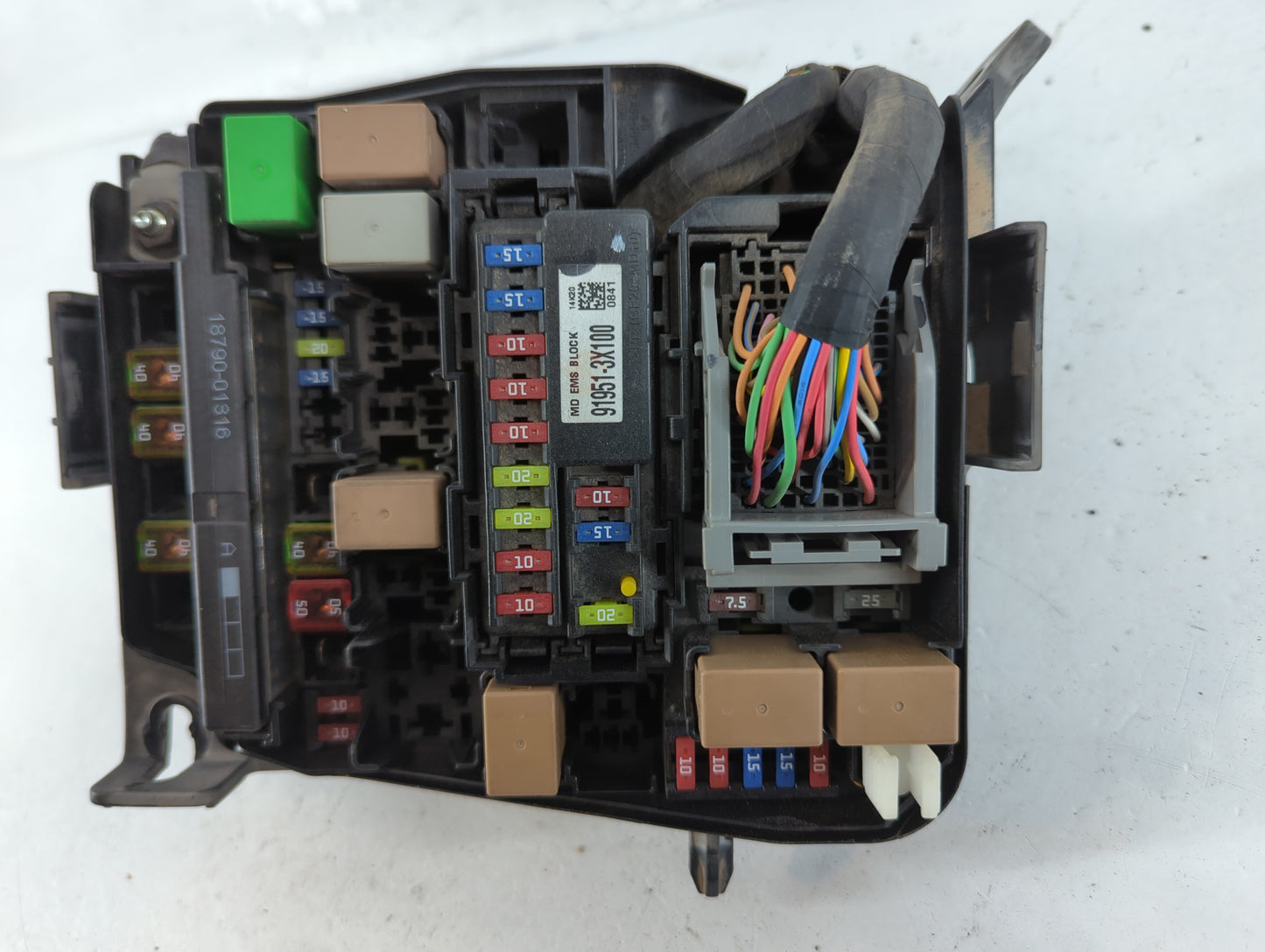 2014-2016 Kia Forte Fusebox Fuse Box Panel Relay Module P/N:91204 A7632 Fits Fits 2014 2015 2016 OEM Used Auto Parts - Oemus