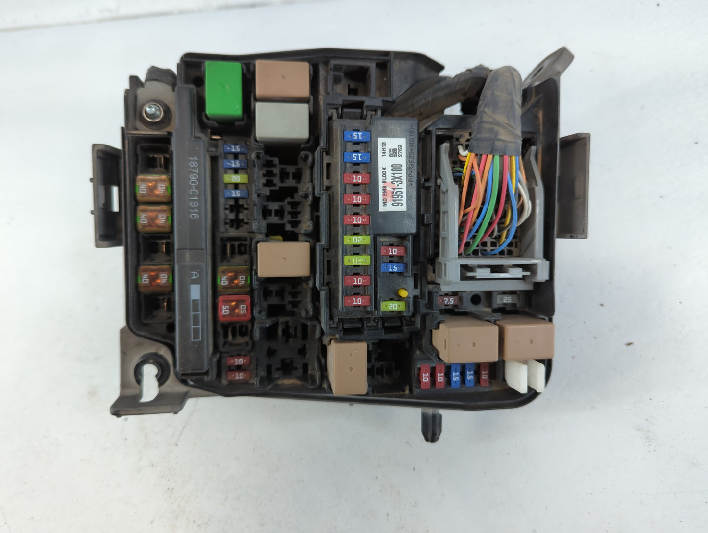 2014-2016 Kia Forte Fusebox Fuse Box Panel Relay Module P/N:91208 A7892 Fits Fits 2014 2015 2016 OEM Used Auto Parts - Oemus