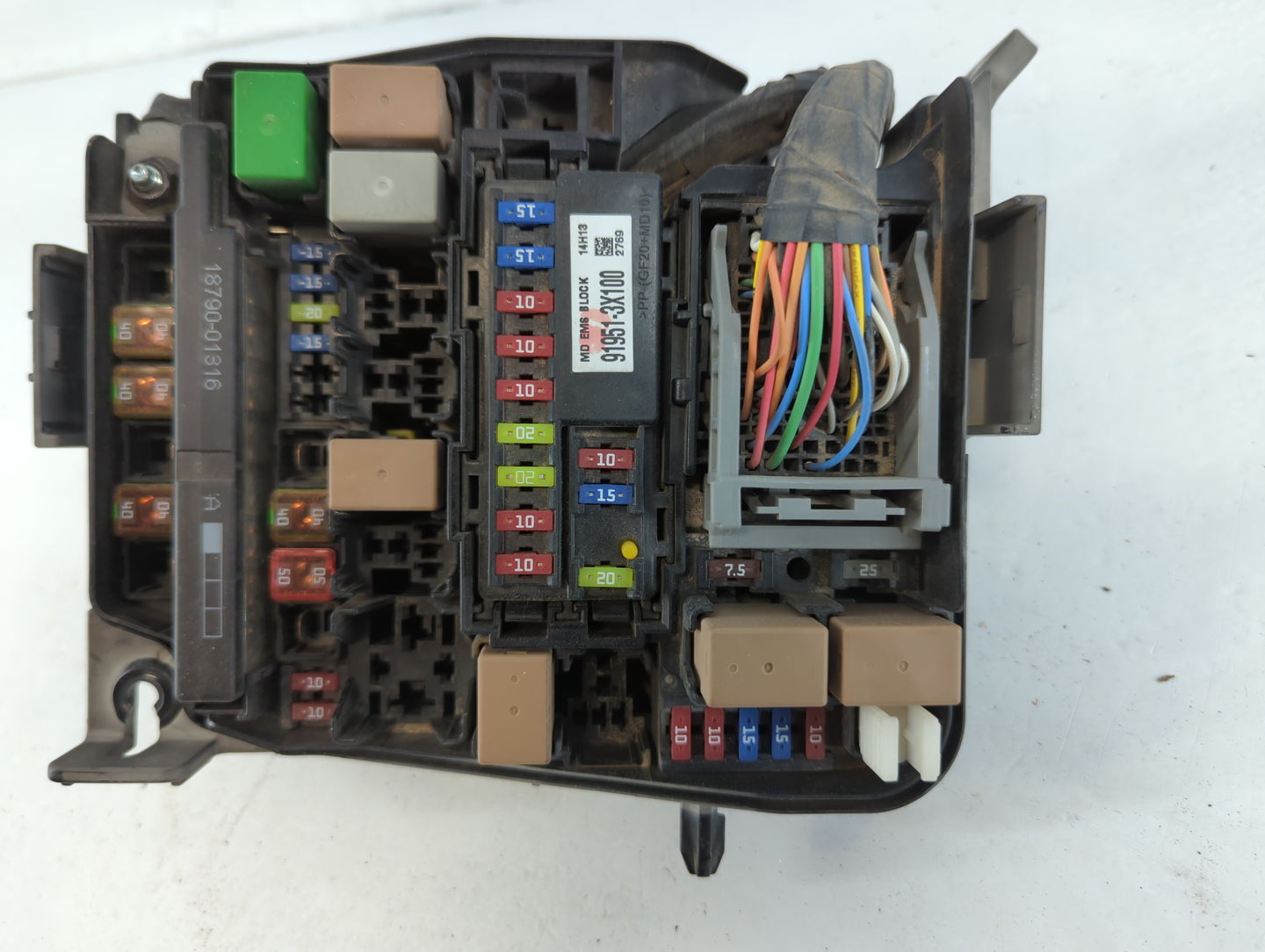 2014-2016 Kia Forte Fusebox Fuse Box Panel Relay Module P/N:91208 A7892 Fits Fits 2014 2015 2016 OEM Used Auto Parts - Oemus