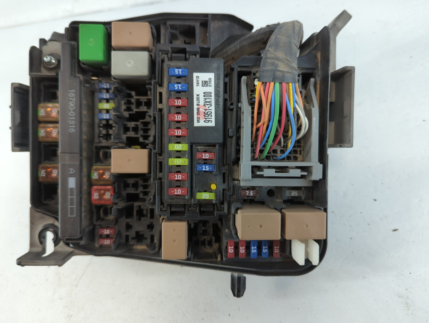 2014-2016 Kia Forte Fusebox Fuse Box Panel Relay Module P/N:91208 A7892 Fits Fits 2014 2015 2016 OEM Used Auto Parts - Oemus