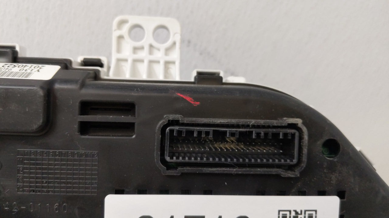 2015 Kia Forte Instrument Cluster Speedometer Gauges P/N:94001-A7300 Fits Fits 2014 2016 OEM Used Auto Parts - Oemusedautopa