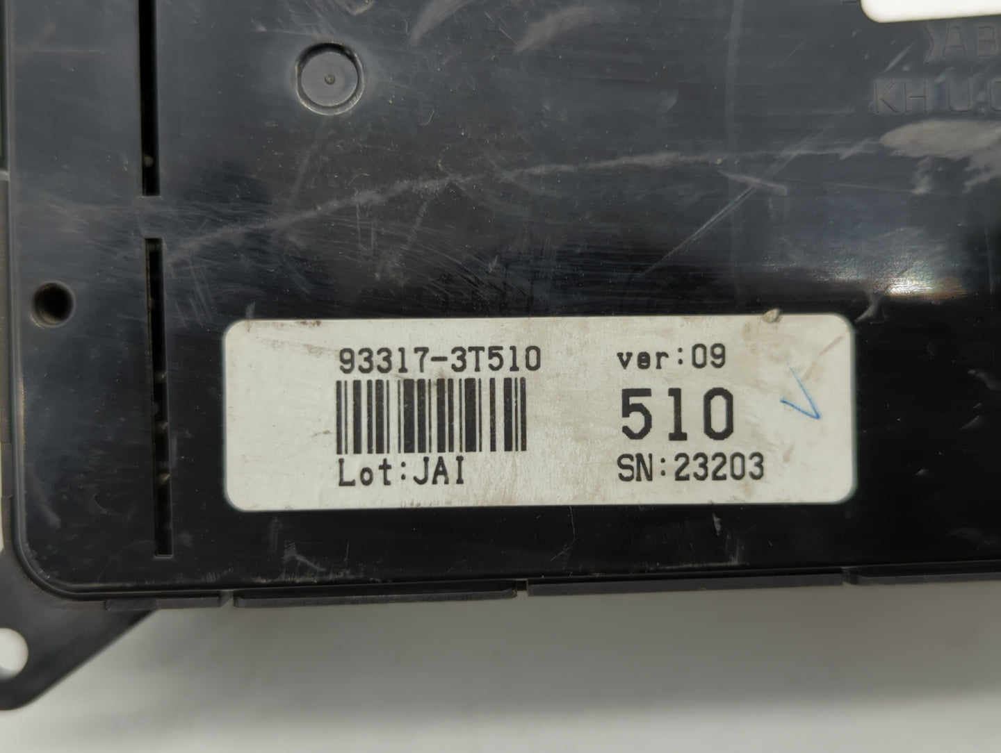 2015 Kia K900 Climate Control Module Temperature AC/Heater Replacement P/N:93317-3T510 Fits OEM Used Auto Parts - Oemusedaut