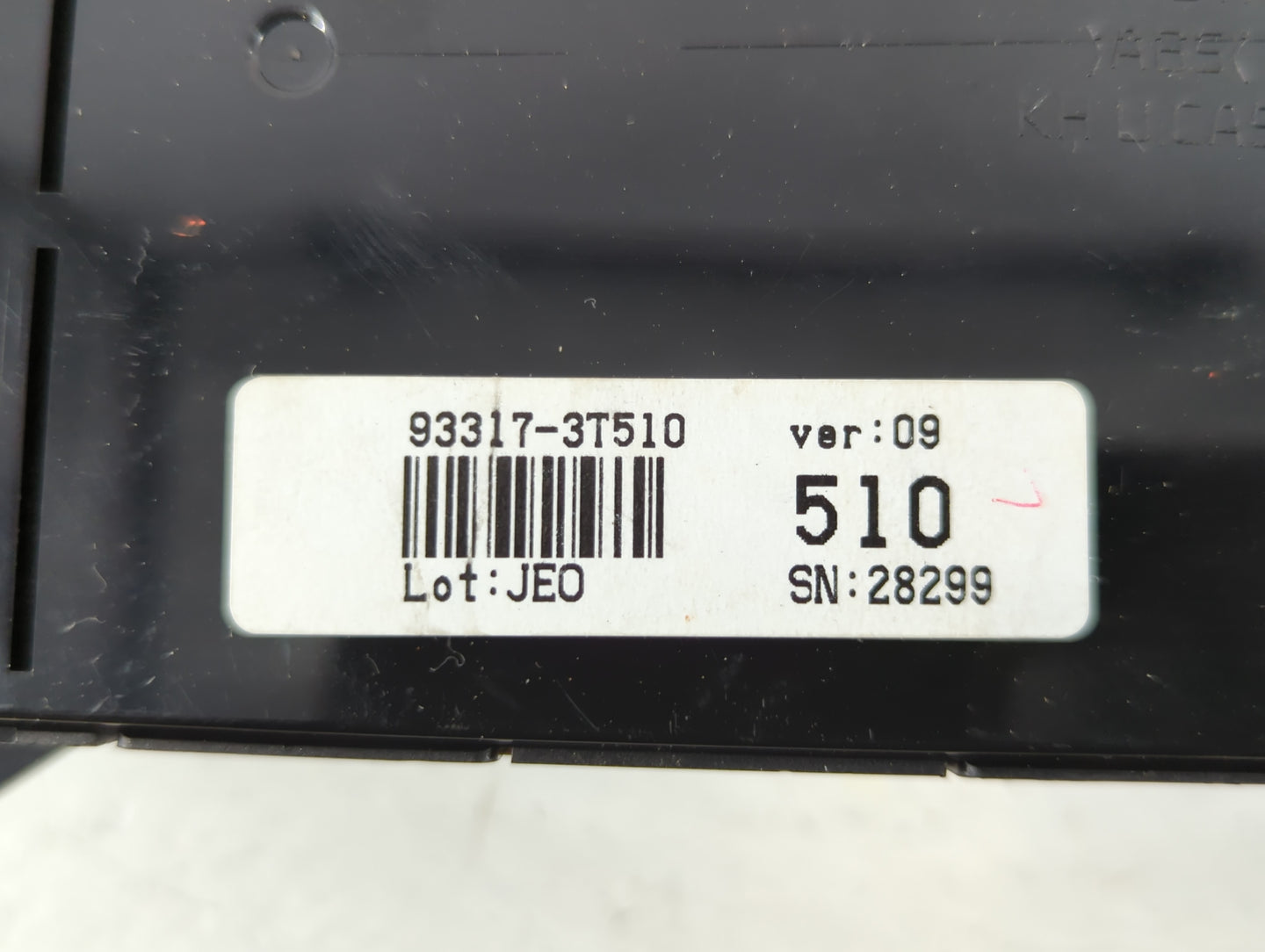 2015 Kia K900 Climate Control Module Temperature AC/Heater Replacement P/N:93317-3T510 Fits OEM Used Auto Parts - Oemusedaut