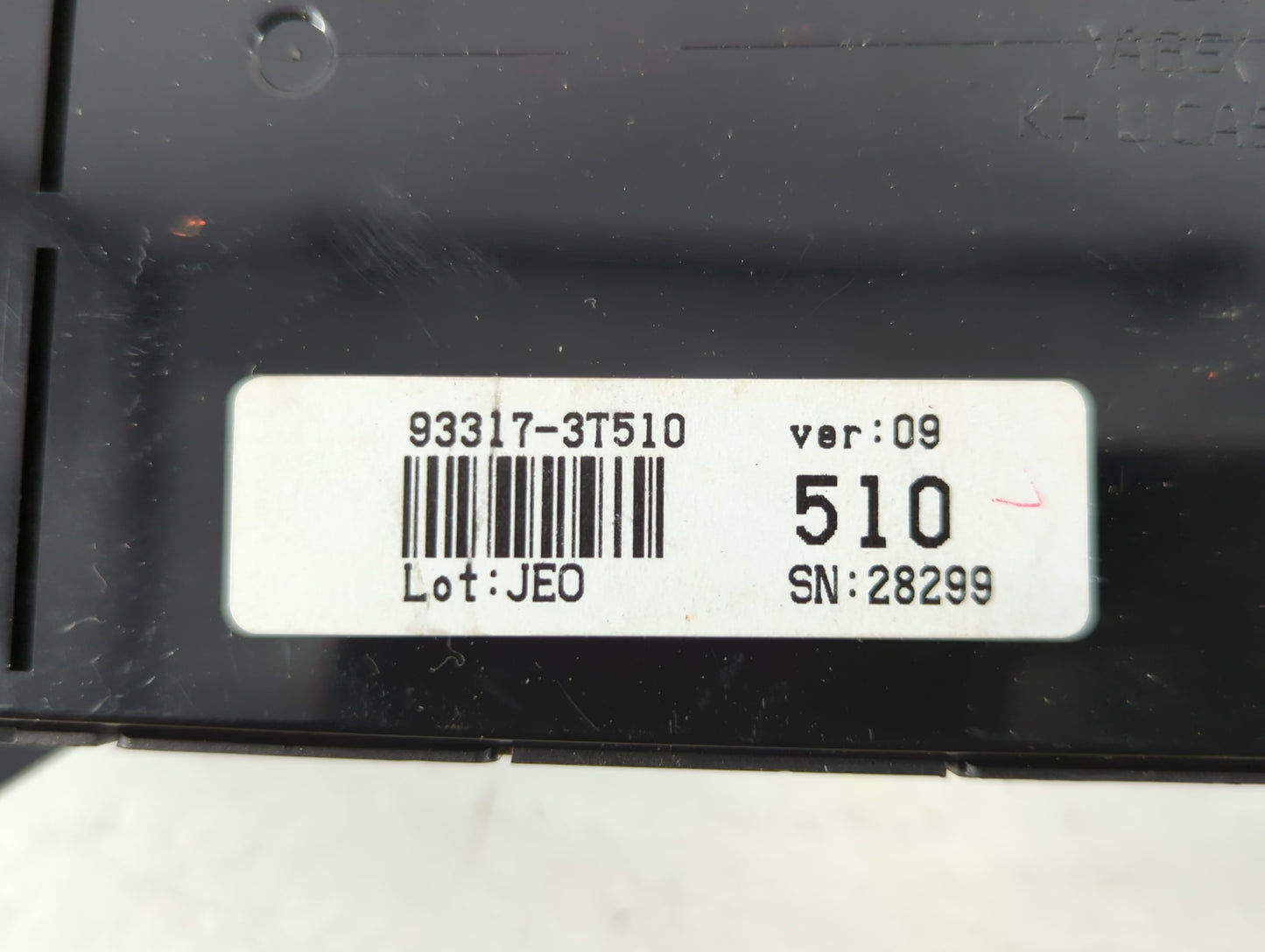2015 Kia K900 Climate Control Module Temperature AC/Heater Replacement P/N:93317-3T510 Fits OEM Used Auto Parts - Oemusedaut