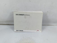 2015 Kia Optima Owners Manual Book Guide P/N:F2TO-EU54H OEM Used Auto Parts - Oemusedautoparts1.com