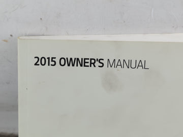2015 Kia Optima Owners Manual Book Guide P/N:F2TO-EU54H OEM Used Auto Parts