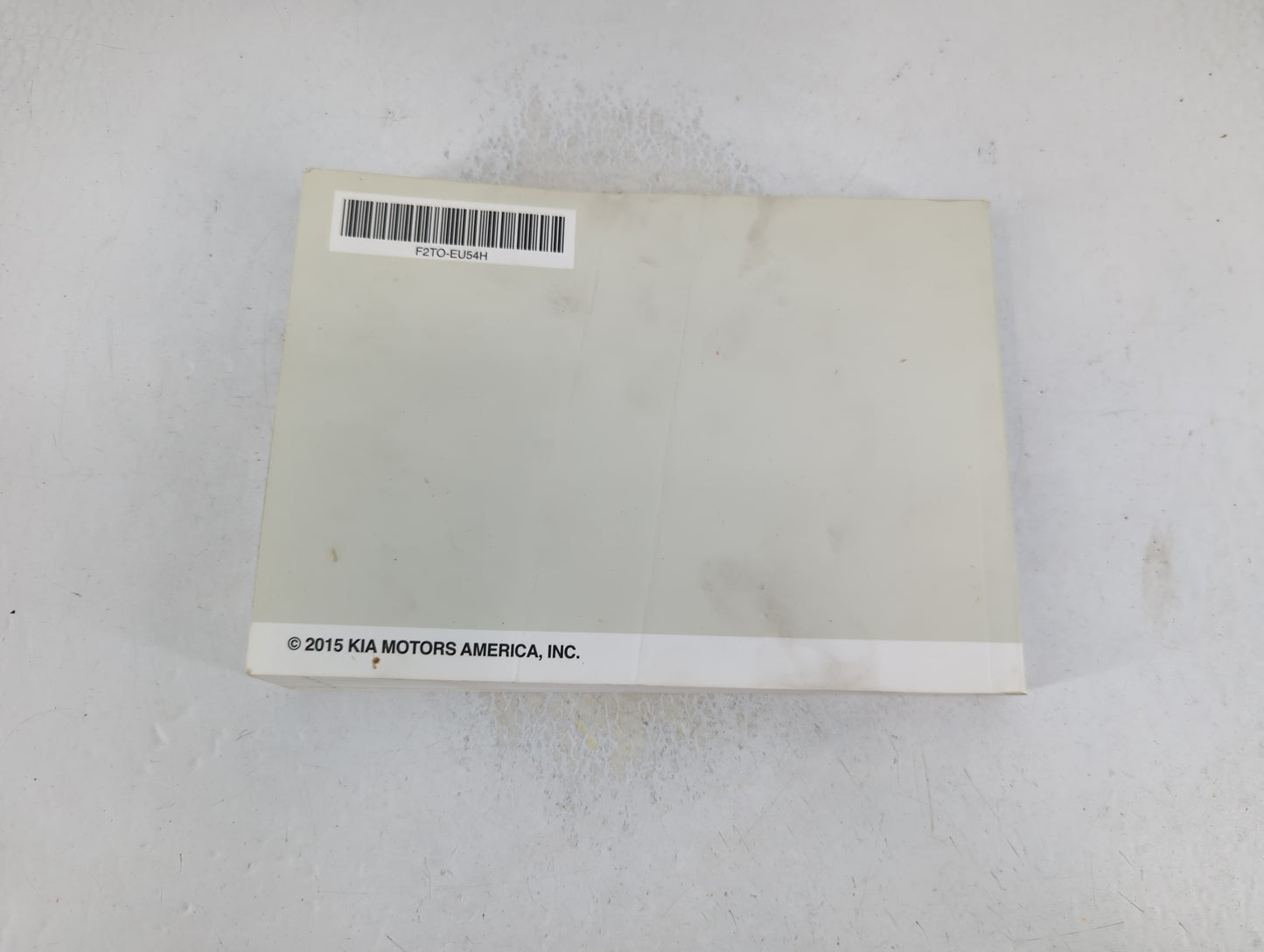 2015 Kia Optima Owners Manual Book Guide P/N:F2TO-EU54H OEM Used Auto Parts - Oemusedautoparts1.com