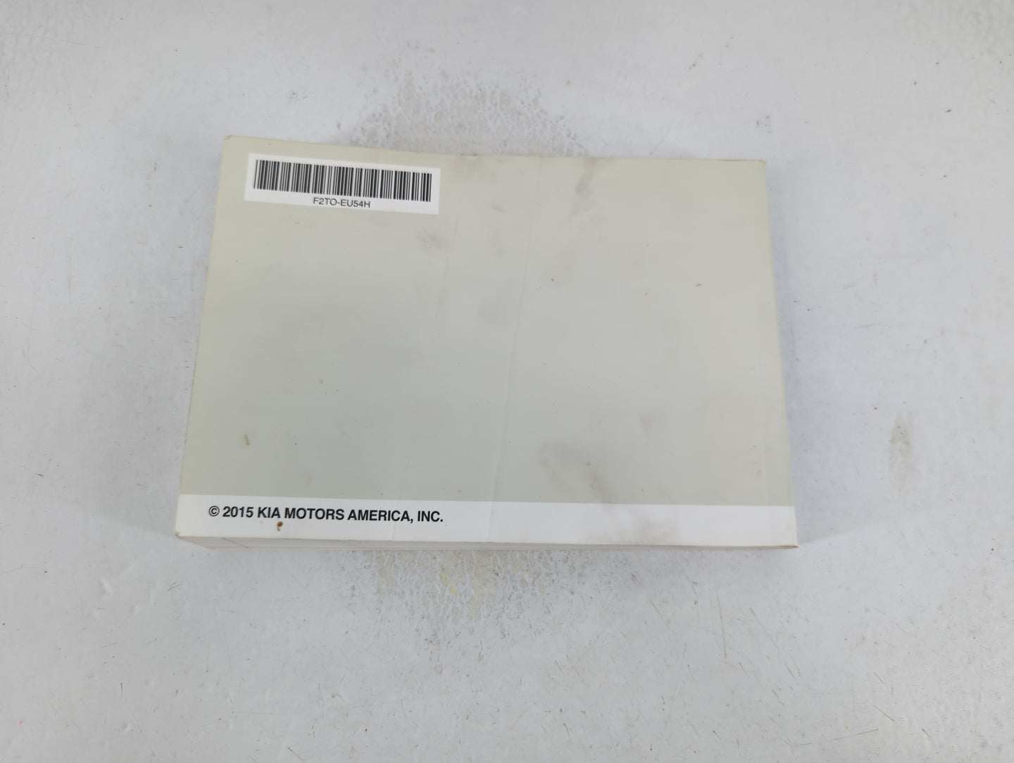 2015 Kia Optima Owners Manual Book Guide P/N:F2TO-EU54H OEM Used Auto Parts - Oemusedautoparts1.com