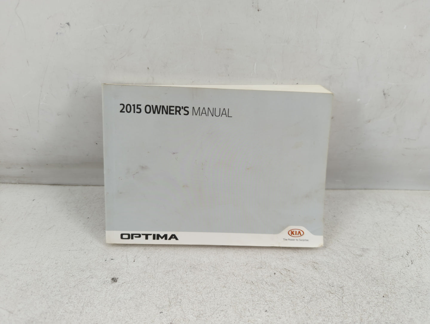 2015 Kia Optima Owners Manual Book Guide P/N:F4CO-EU4NF OEM Used Auto Parts - Oemusedautoparts1.com
