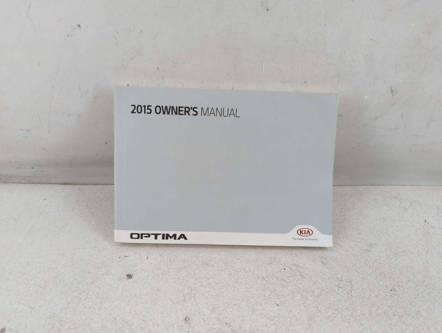 2015 Kia Optima Owners Manual Book Guide P/N:F4C0-EU4NF OEM Used Auto Parts - Oemusedautoparts1.com