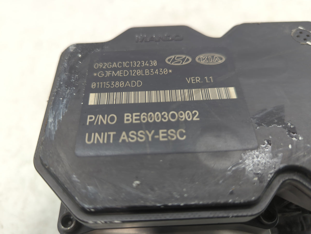 2014-2015 Kia Optima Anti-Lock Brake ABS Pump Module Actuator OEM P/N:BE6003O902 Fits Fits 2014 2015 OEM Used Auto Parts - O