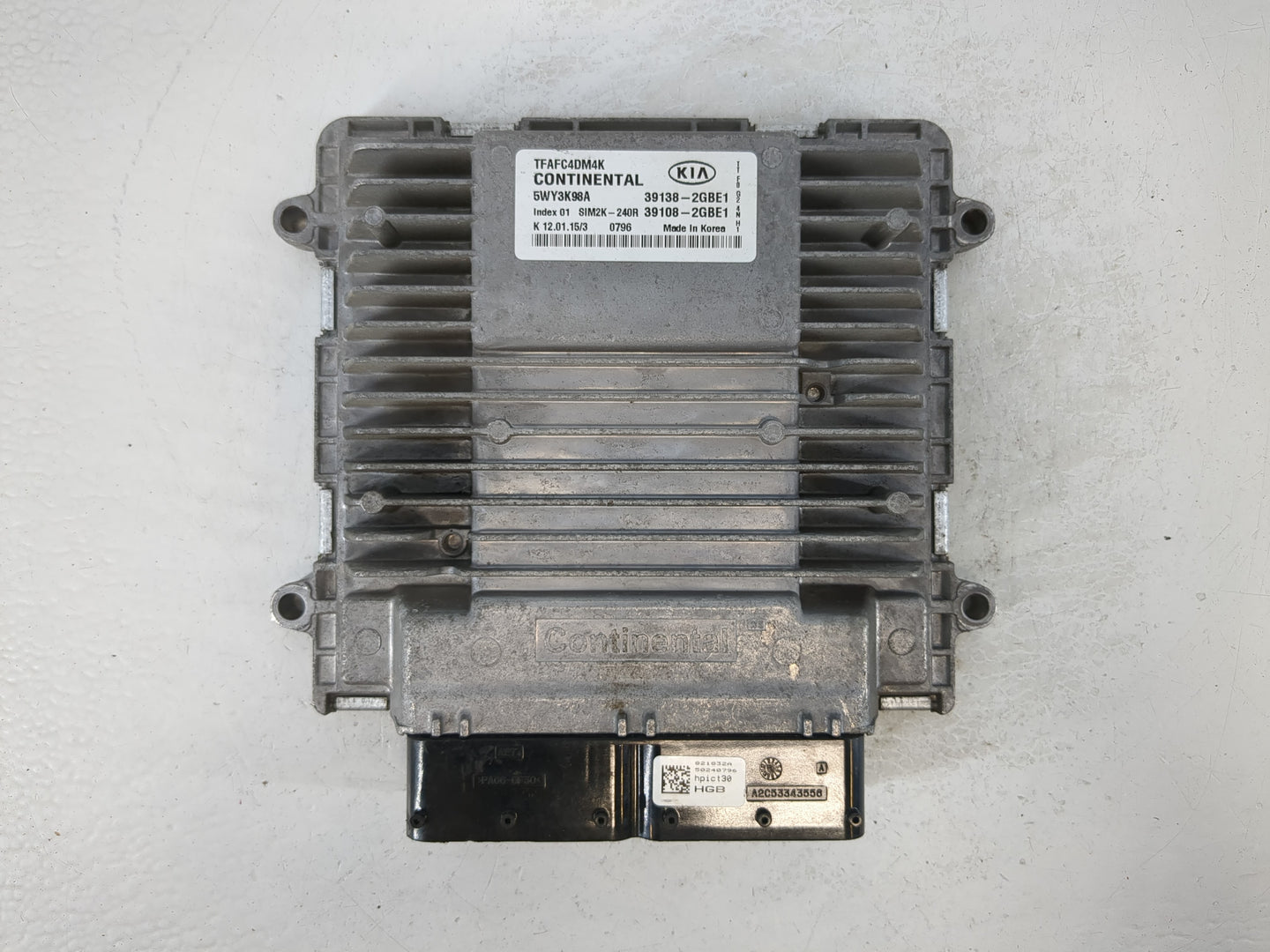 2014-2015 Kia Optima PCM Engine Control Computer ECU ECM PCU OEM P/N:39108-2GBE1 39138-2GBE1 Fits Fits 2014 2015 OEM Used Au