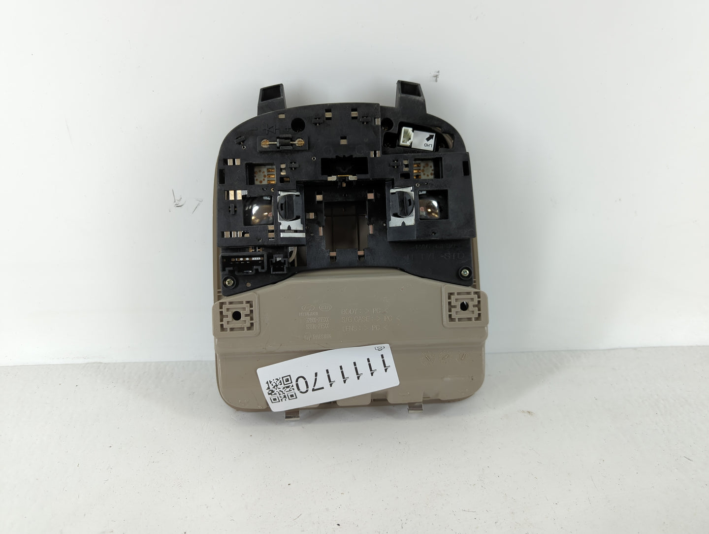 2014-2016 Kia Optima Overhead Roof Console 1111170 - Oemusedautoparts1.com