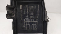 2014-2015 Kia Optima Fusebox Fuse Box Panel Relay Module P/N:91250-4C700 91955-2T730 Fits Fits 2014 2015 OEM Used Auto Parts