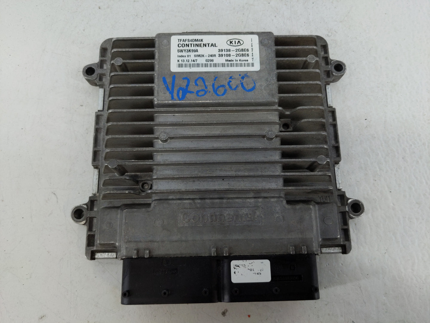 2014-2015 Kia Optima PCM Engine Control Computer ECU ECM PCU OEM P/N:39108-2GBE6 39138-2GBE6 Fits Fits 2014 2015 OEM Used Au