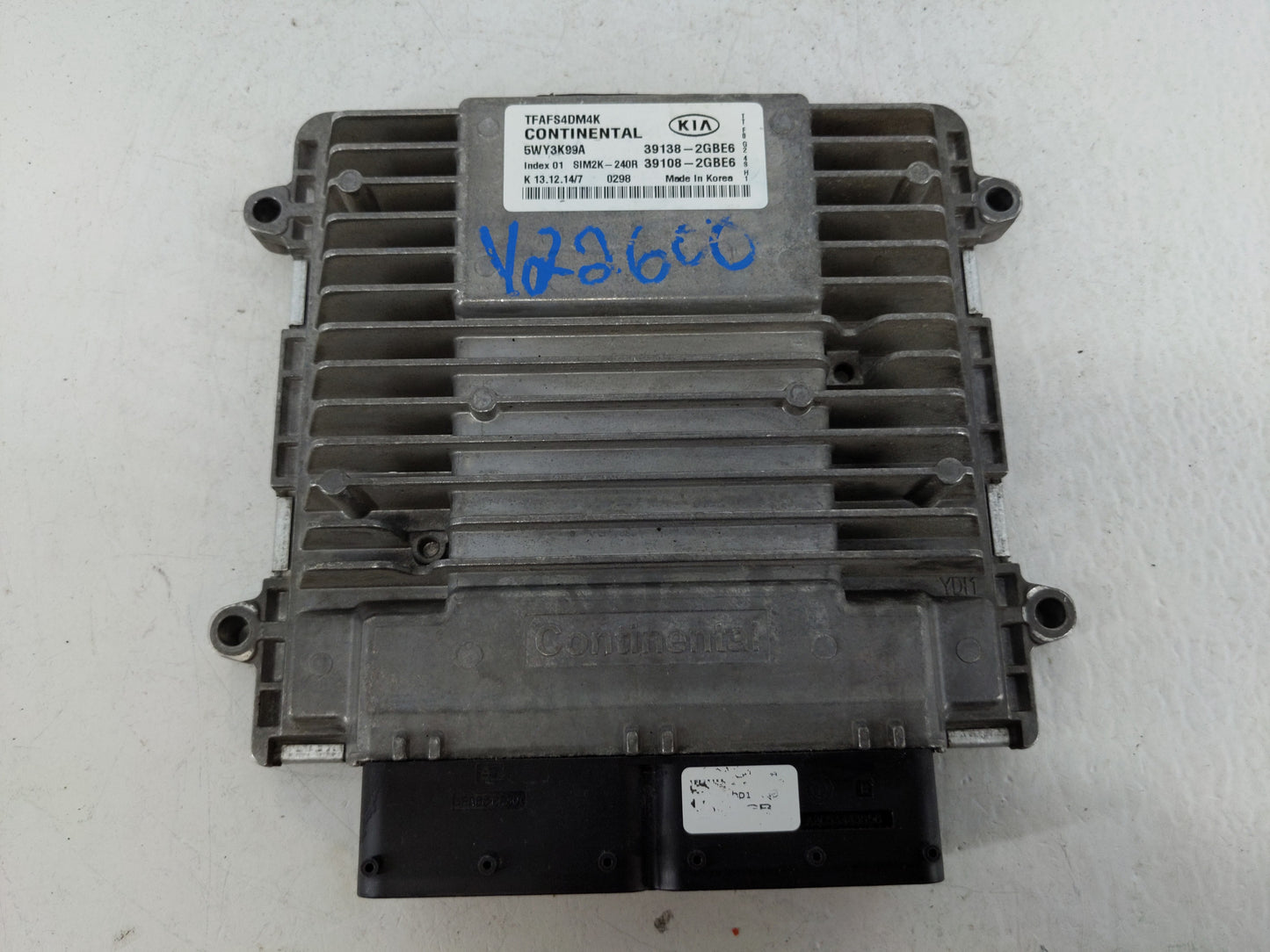 2014-2015 Kia Optima PCM Engine Control Computer ECU ECM PCU OEM P/N:39108-2GBE6 39138-2GBE6 Fits Fits 2014 2015 OEM Used Au