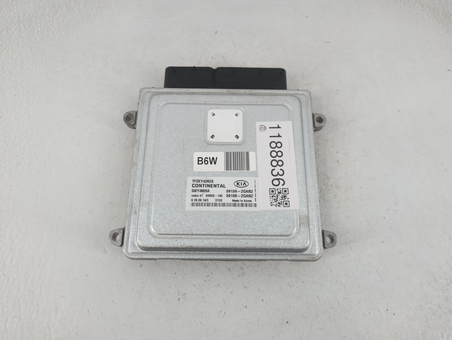 2015-2016 Kia Optima PCM Engine Control Computer ECU ECM PCU OEM P/N:39108-2GAN2 39138-2GAN2 Fits Fits 2015 2016 OEM Used Au