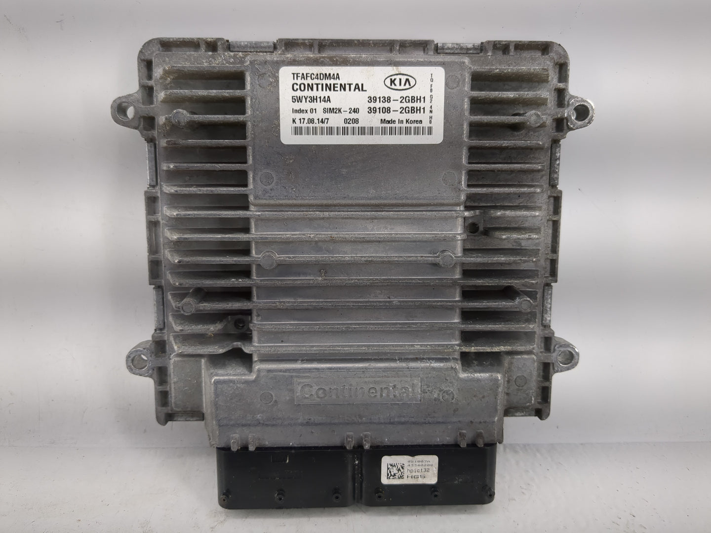 2015 Kia Optima PCM Engine Control Computer ECU ECM PCU OEM P/N:39108-2GBH1 39138-2GBH1 Fits OEM Used Auto Parts - Oemusedau