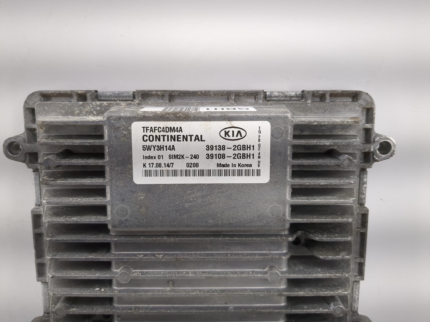 2015 Kia Optima PCM Engine Control Computer ECU ECM PCU OEM P/N:39108-2GBH1 39138-2GBH1 Fits OEM Used Auto Parts - Oemusedau