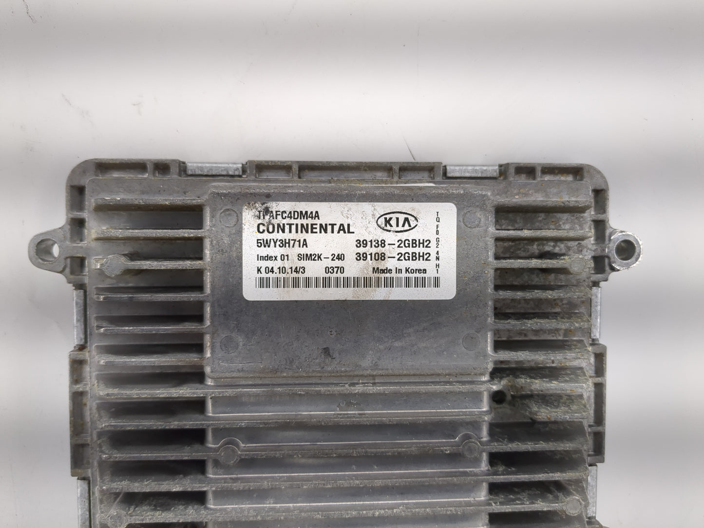 2014-2015 Kia Optima PCM Engine Control Computer ECU ECM PCU OEM P/N:39108-2GBH2 39138-2GBH2 Fits Fits 2014 2015 OEM Used Au