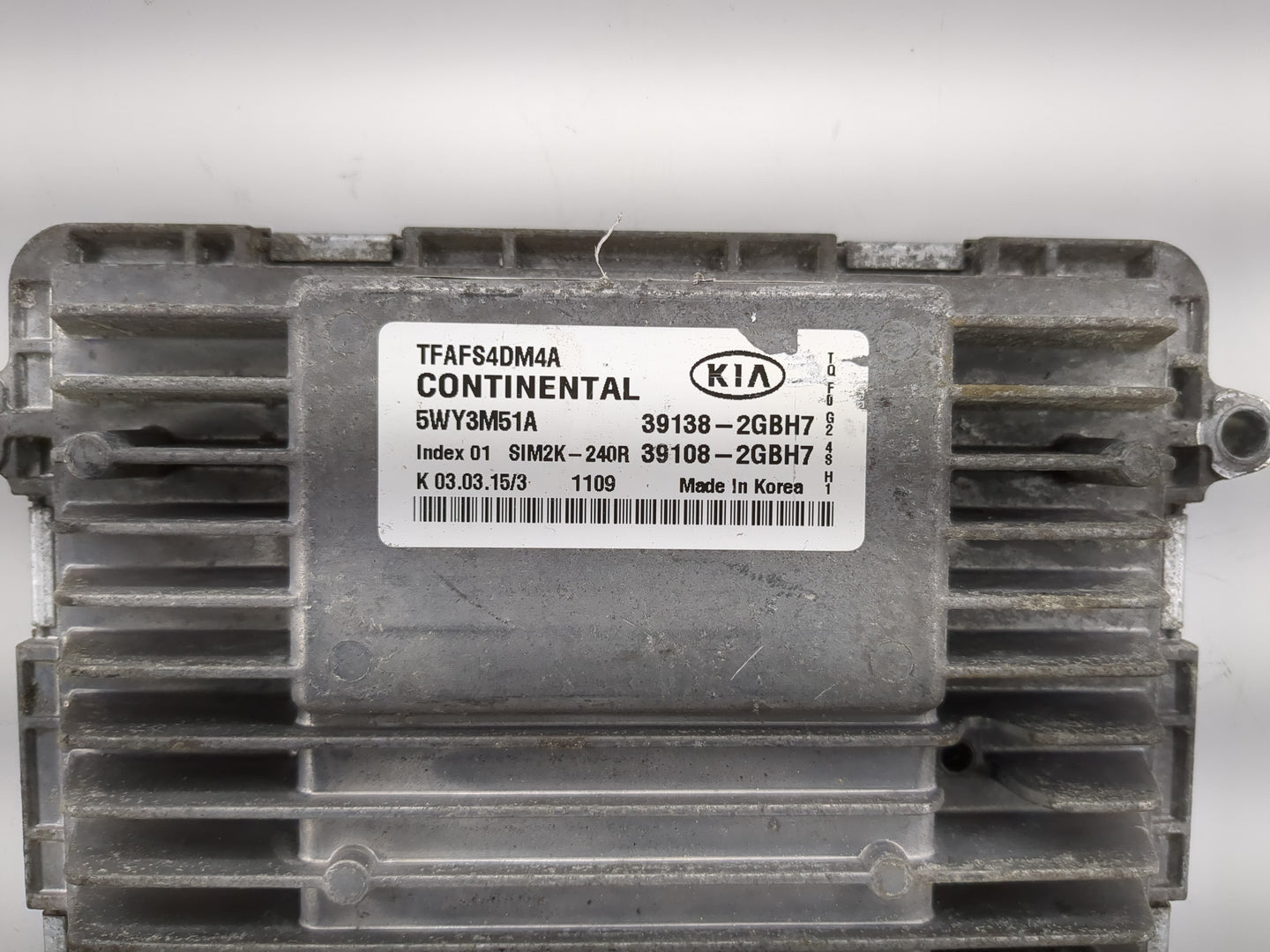 2014-2015 Kia Optima PCM Engine Control Computer ECU ECM PCU OEM P/N:39138-2GBH7 Fits Fits 2014 2015 OEM Used Auto Parts - O