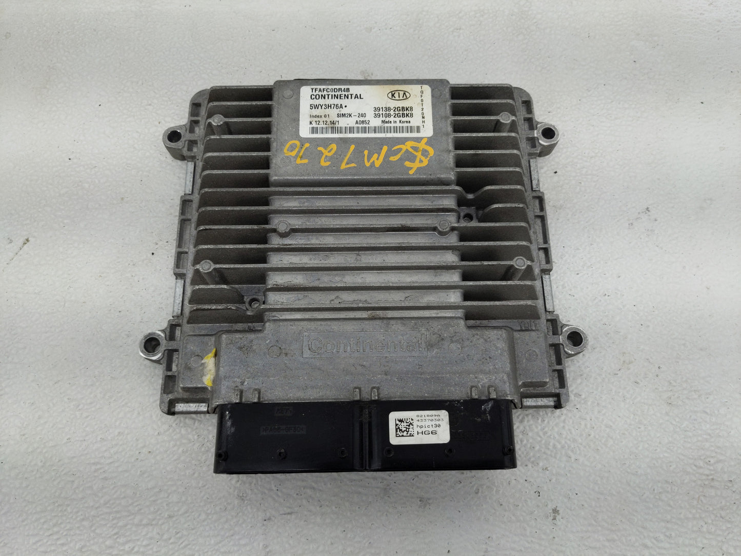 2015 Kia Optima PCM Engine Control Computer ECU ECM PCU OEM P/N:39108-2GBK8 39138-2GBK8 Fits OEM Used Auto Parts - Oemusedau