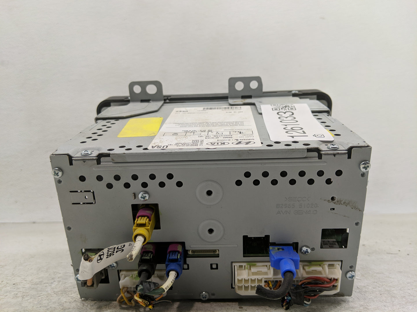 2014-2015 Kia Optima Radio AM FM Cd Player Receiver Replacement P/N:96560-4C102CA Fits Fits 2014 2015 OEM Used Auto Parts - 