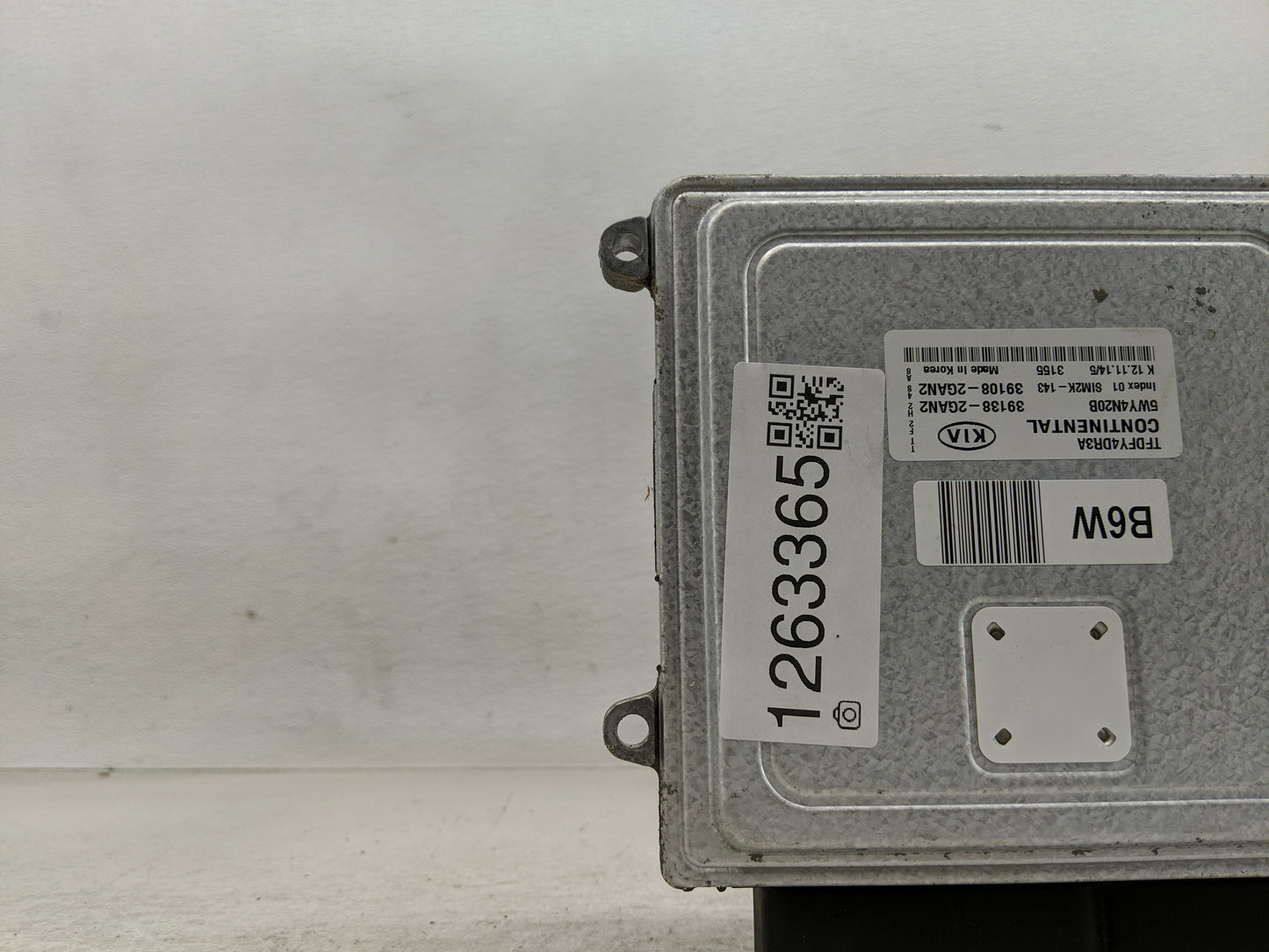 2015-2016 Kia Optima PCM Engine Control Computer ECU ECM PCU OEM P/N:39108-2GAN2 39138-2GAN2 Fits Fits 2015 2016 OEM Used Au