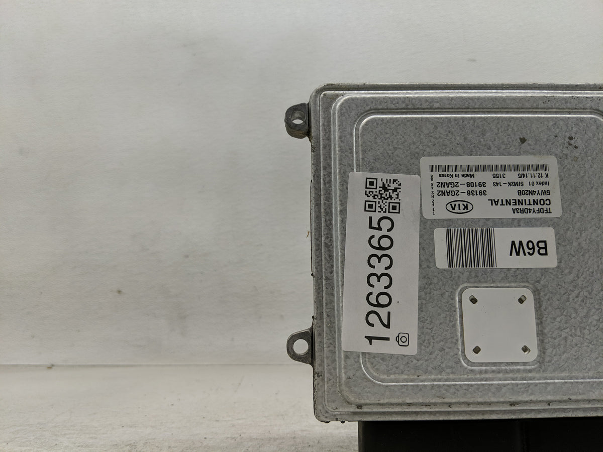 2015-2016 Kia Optima PCM Engine Control Computer ECU ECM PCU OEM P/N:39108-2GAN2 39138-2GAN2 Fits 2015 2016 OEM Used Auto Pa