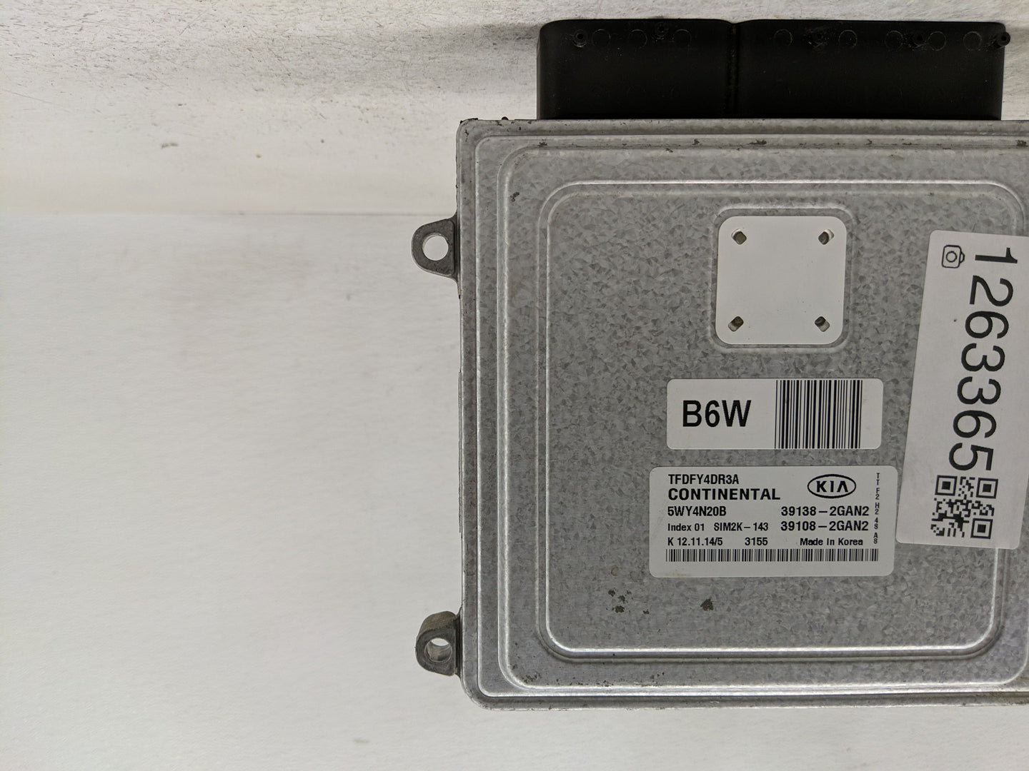 2015-2016 Kia Optima PCM Engine Control Computer ECU ECM PCU OEM P/N:39108-2GAN2 39138-2GAN2 Fits Fits 2015 2016 OEM Used Au