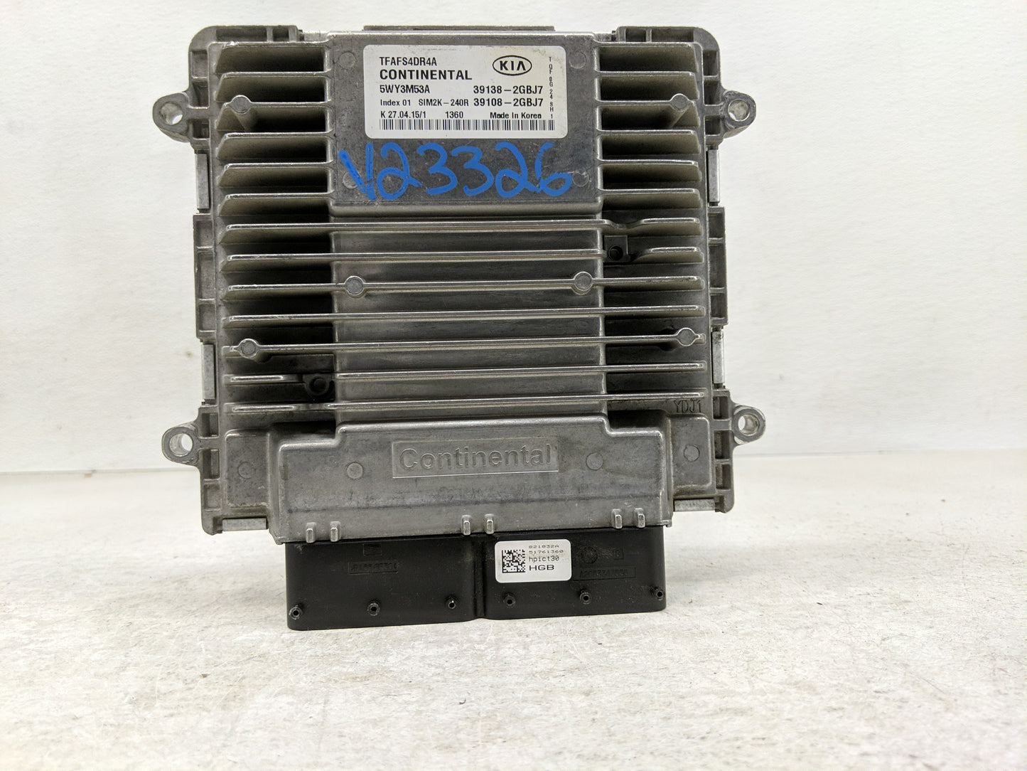 2015 Kia Optima PCM Engine Control Computer ECU ECM PCU OEM P/N:TFAFS4DR4A Fits OEM Used Auto Parts - Oemusedautoparts1.com