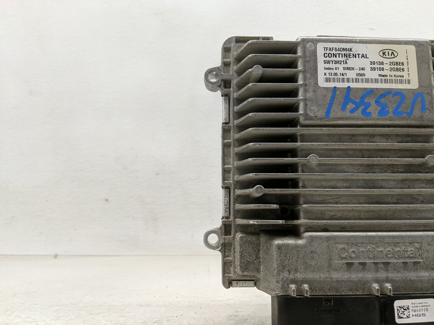 2014-2015 Kia Optima PCM Engine Control Computer ECU ECM PCU OEM P/N:1 39108-2GBE6, 39138-2GBE6 Fits Fits 2014 2015 OEM Used