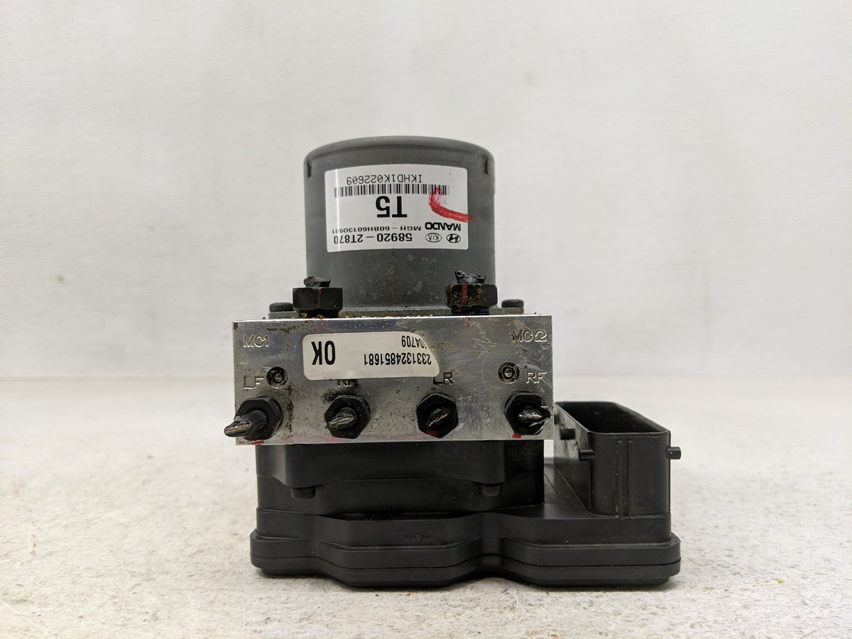 2014-2015 Kia Optima Anti-Lock Brake ABS Pump Module Actuator OEM P/N:58920-2T870 Fits Fits 2014 2015 OEM Used Auto Parts - 