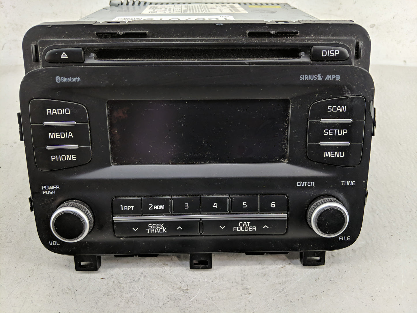 2015 Kia Optima Radio AM FM Cd Player Receiver Replacement P/N:96170-2TBA0CA Fits OEM Used Auto Parts - Oemusedautoparts1.co
