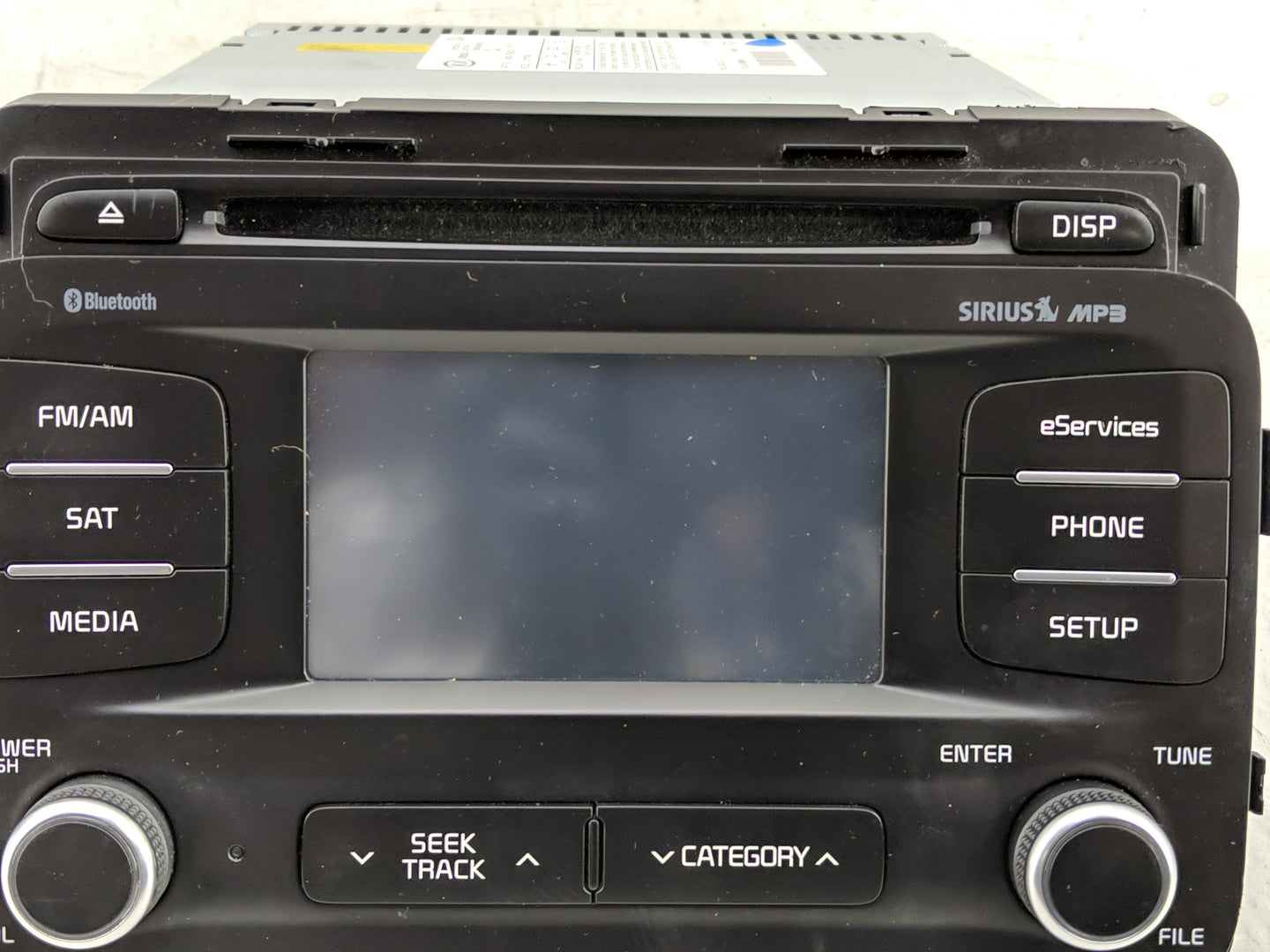 2014-2015 Kia Optima Radio AM FM Cd Player Receiver Replacement P/N:96160-2TAA1CA Fits Fits 2014 2015 OEM Used Auto Parts - 