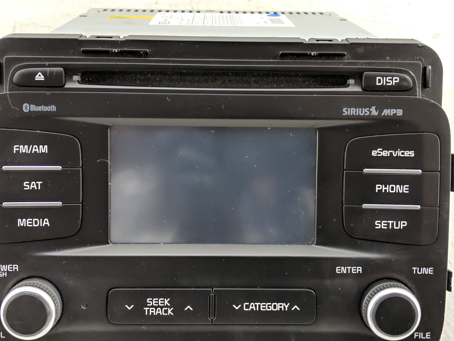 2014-2015 Kia Optima Radio AM FM Cd Player Receiver Replacement P/N:96160-2TAA1CA Fits Fits 2014 2015 OEM Used Auto Parts - 