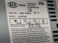 2014-2015 Kia Optima Radio AM FM Cd Player Receiver Replacement P/N:96160-2TAA1CA Fits Fits 2014 2015 OEM Used Auto Parts - 