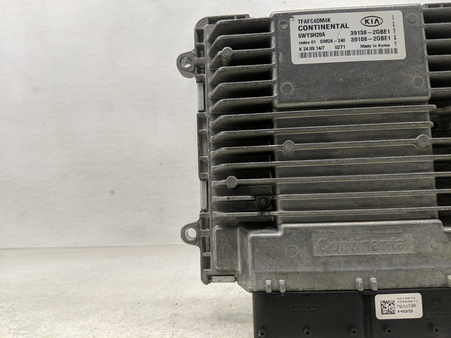 2014-2015 Kia Optima PCM Engine Control Computer ECU ECM PCU OEM P/N:39108-2GBJ1 39138-2GBJ1 Fits Fits 2014 2015 OEM Used Au