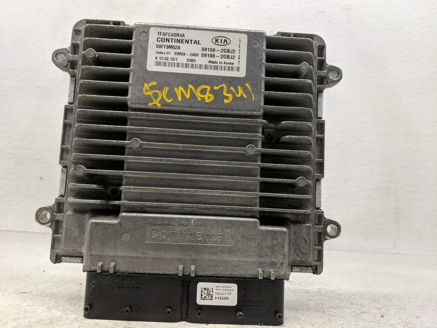 2015 Kia Optima PCM Engine Control Computer ECU ECM PCU OEM Fits OEM Used Auto Parts - Oemusedautoparts1.com