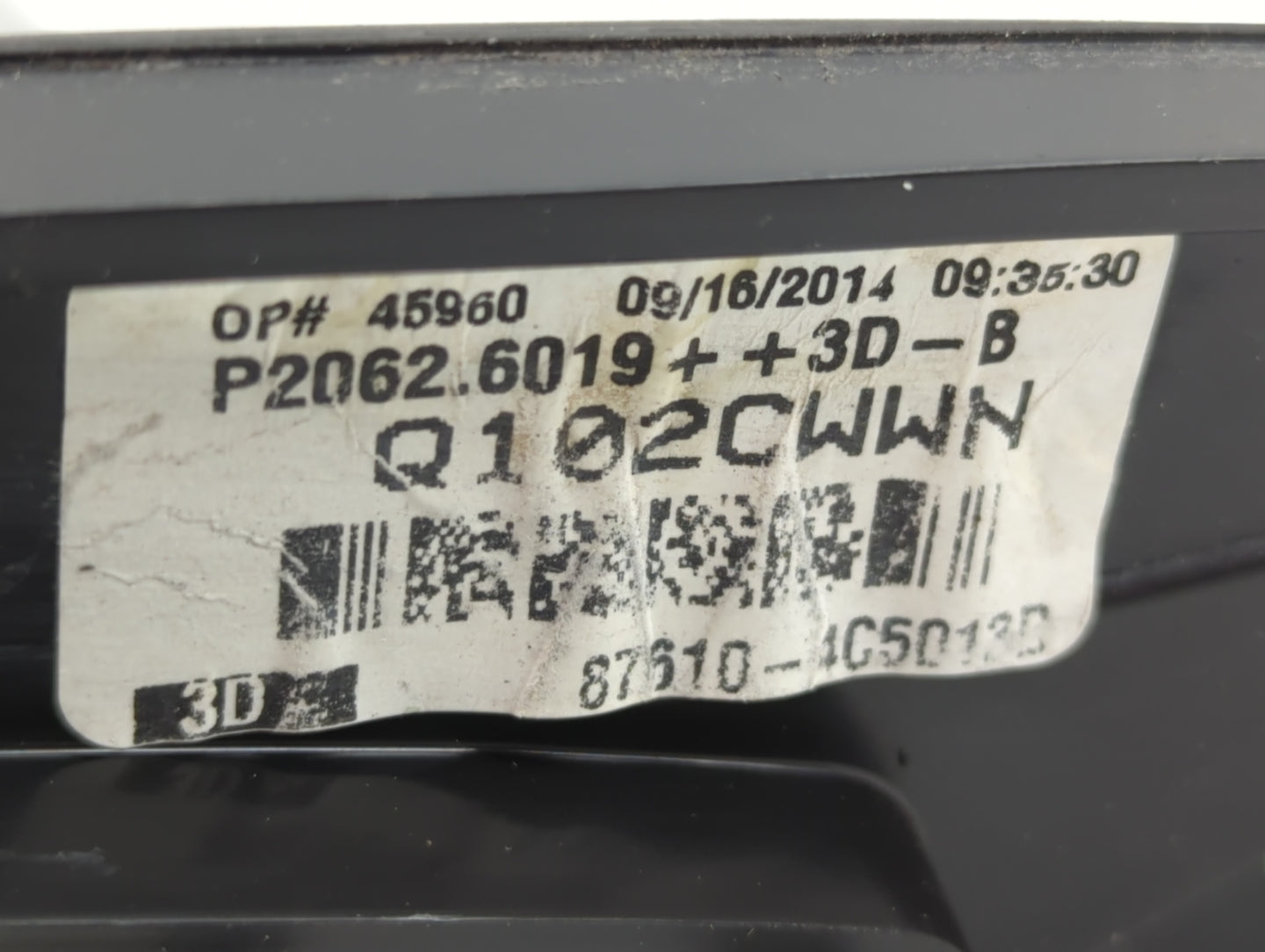 2014-2015 Kia Optima Driver Side View Mirror - Left Door Mirror OEM Used - Oemusedautoparts1.com