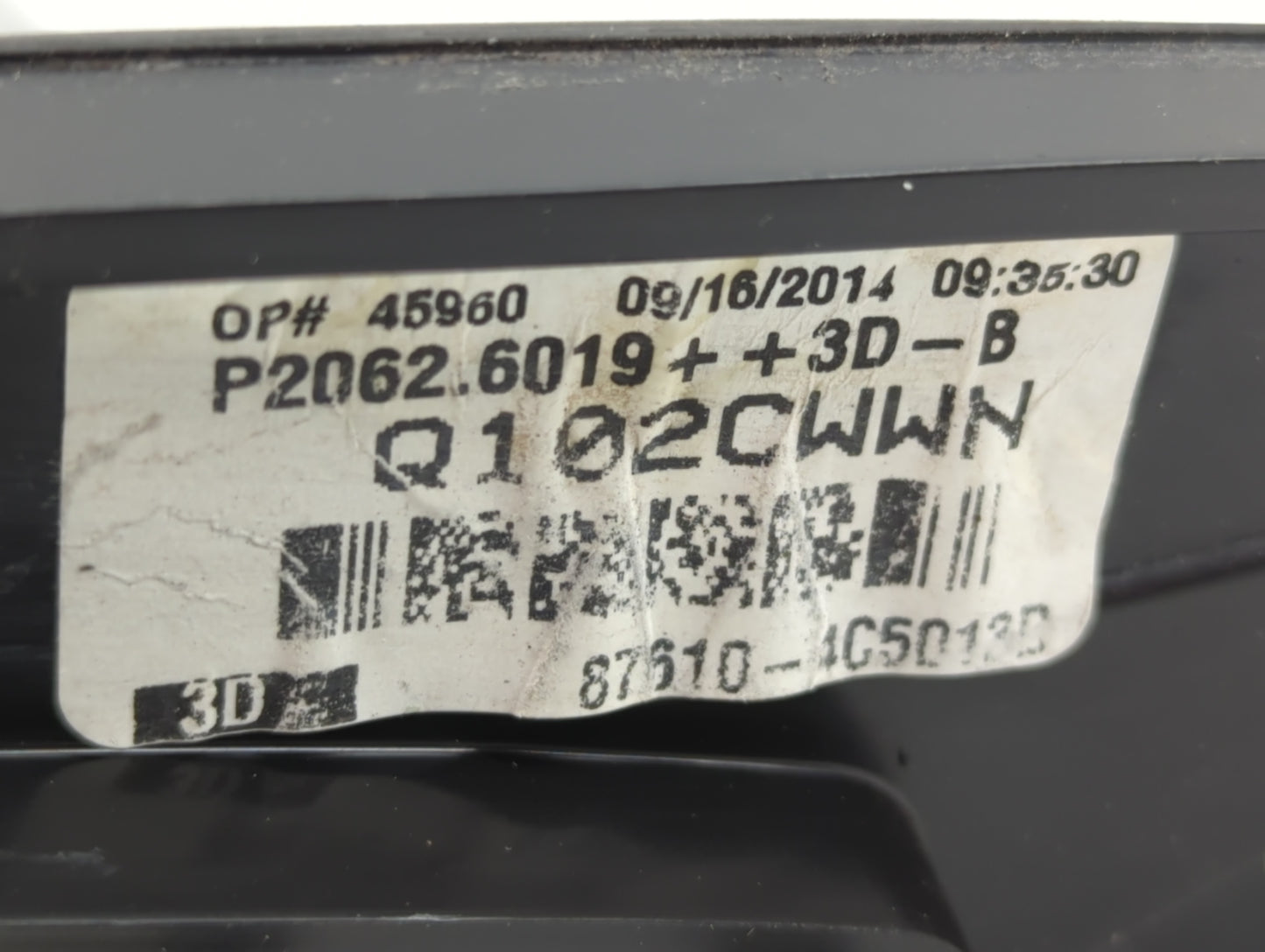 2014-2015 Kia Optima Driver Side View Mirror - Left Door Mirror OEM Used - Oemusedautoparts1.com