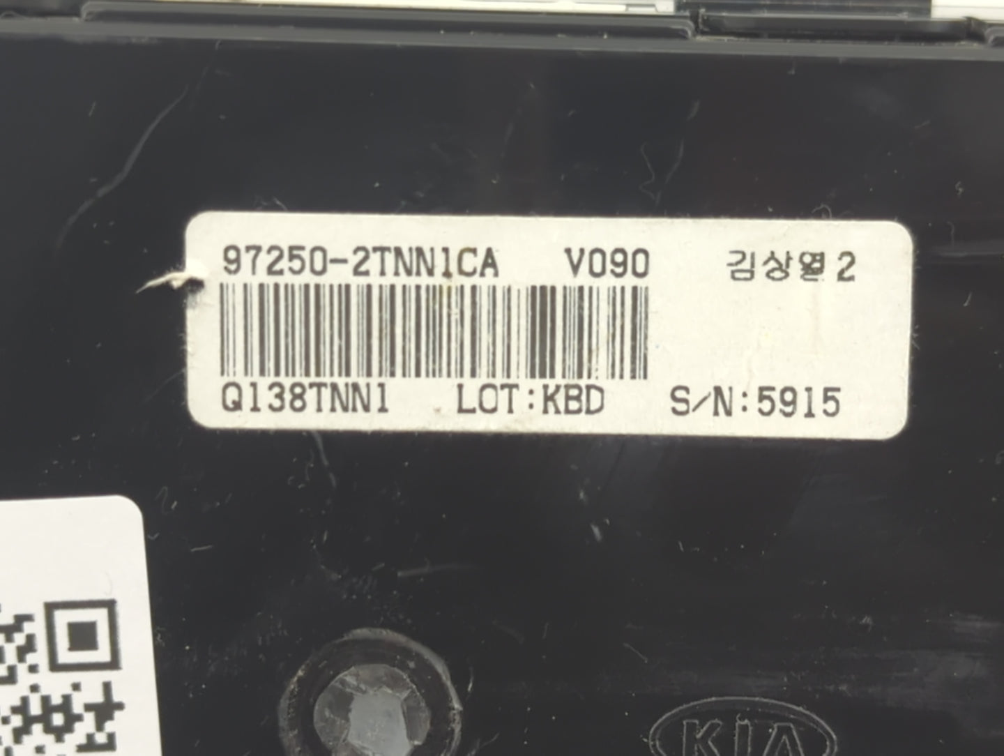 2014-2015 Kia Optima Climate Control Module Temperature AC/Heater Replacement P/N:97250-2TNN1CA Fits Fits 2014 2015 OEM Used