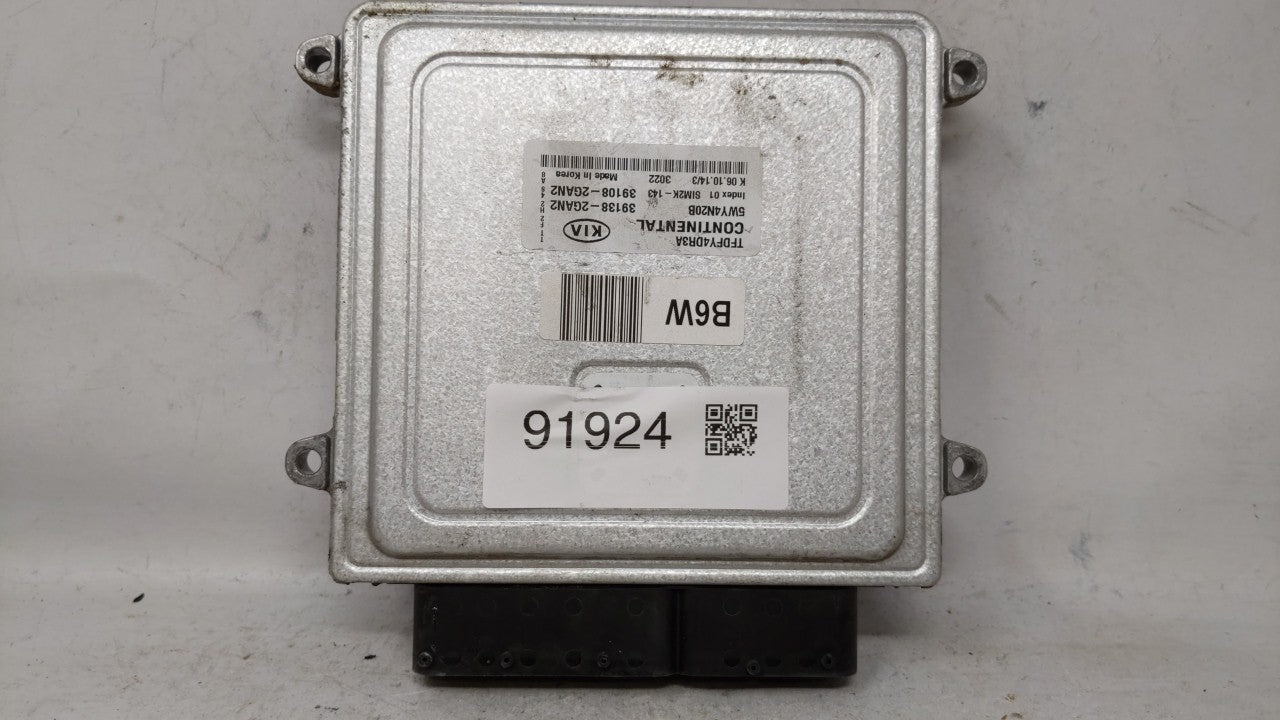 2015-2016 Kia Optima PCM Engine Control Computer ECU ECM PCU OEM P/N:39138-2GAN2 39108-2GAN2 Fits Fits 2015 2016 OEM Used Au