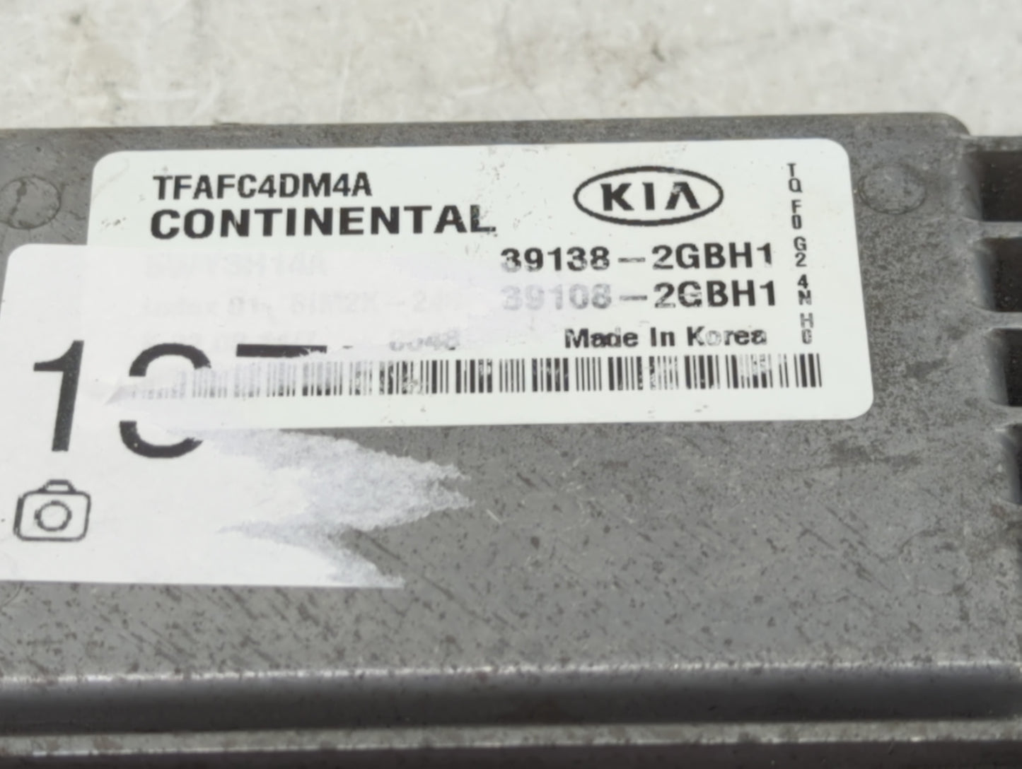 2014-2015 Kia Optima PCM Engine Control Computer ECU ECM PCU OEM P/N:39108-2GBH1 39138-2GBH1 Fits Fits 2014 2015 OEM Used Au