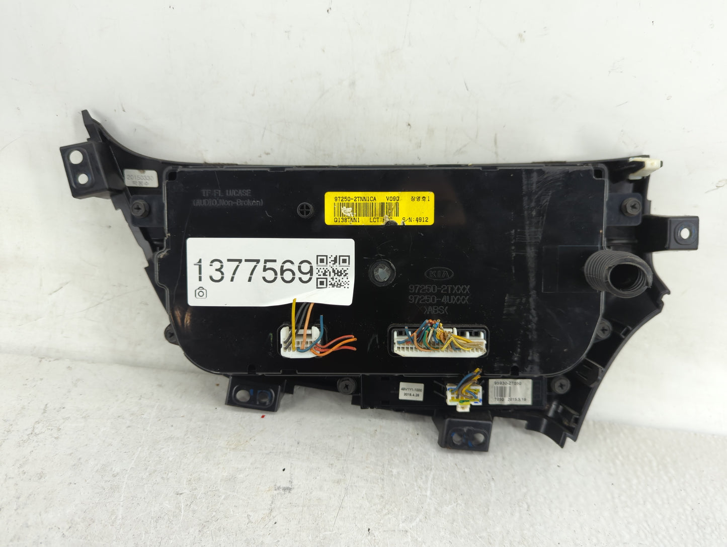 2014-2015 Kia Optima Climate Control Module Temperature AC/Heater Replacement P/N:97250-2TNN1CA Fits Fits 2014 2015 OEM Used